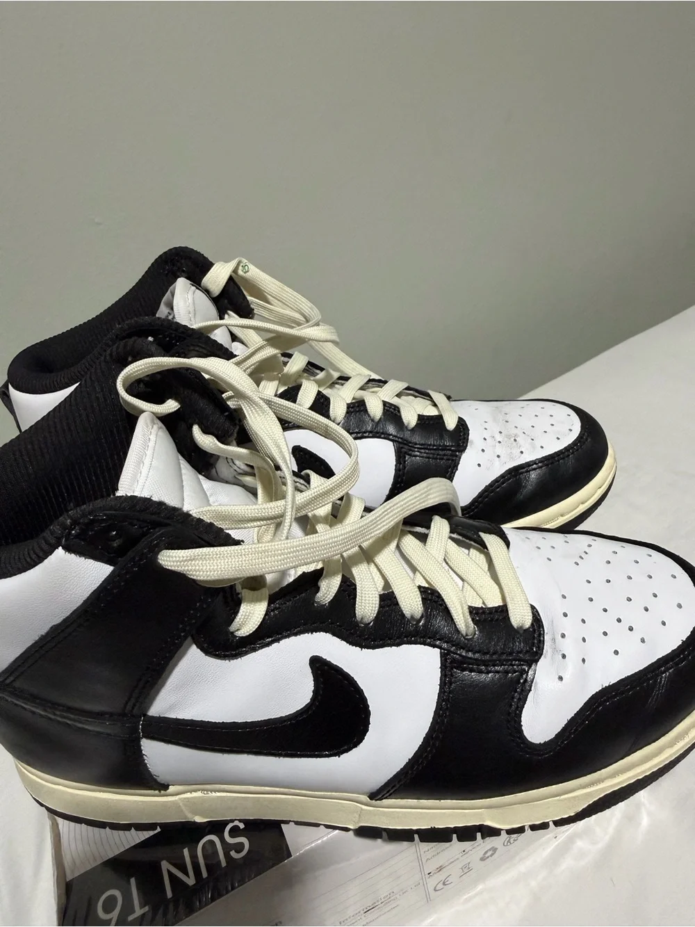 Nike Dunk High Vintage Black Size 8 Womens Sneakers